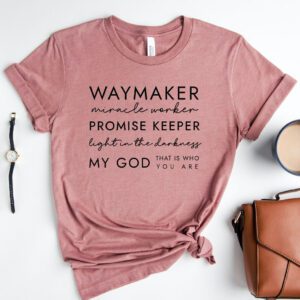 Waymaker Pink Tee